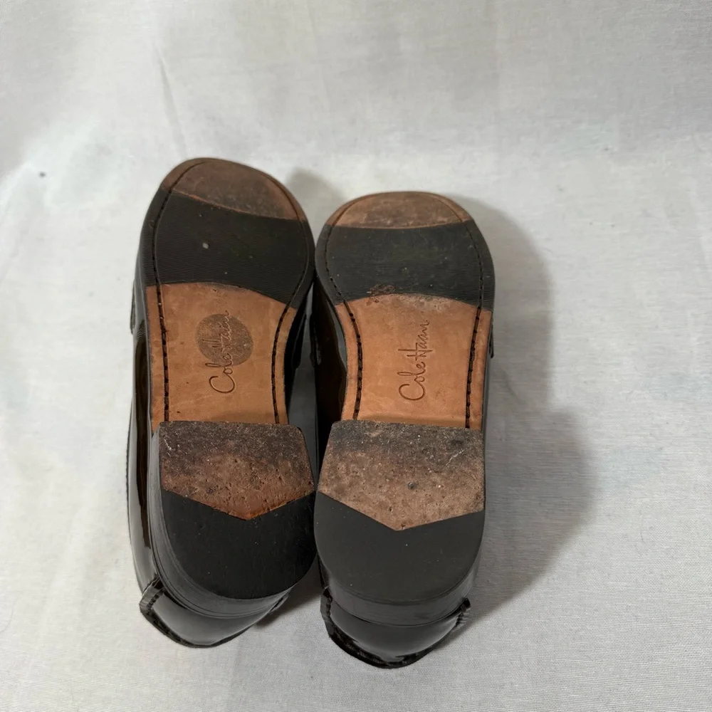 Cole Haan Brown Patent Leather Loafers‎ Classic Old Money Women’s Size 6B